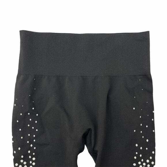 Fabletics Seamless printed capri leggings in jacquard dots women’s XS - Picture 5 of 12